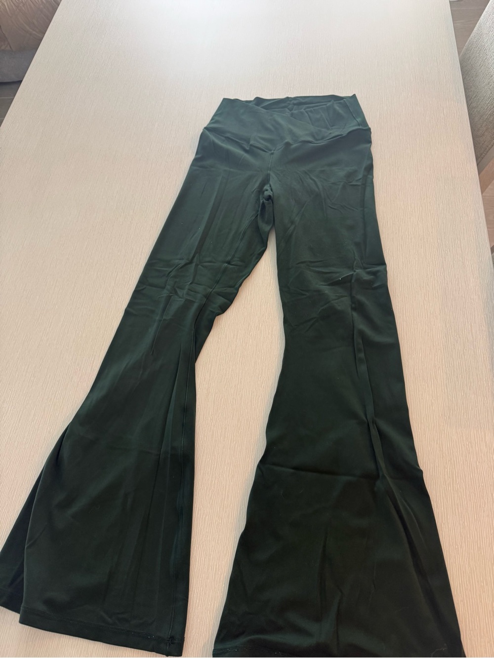 aerie Dark Green Flared Leggings